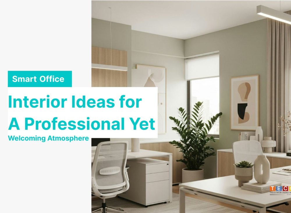 Smart Office Interior Ideas for a Professional Yet Welcoming Atmosphere