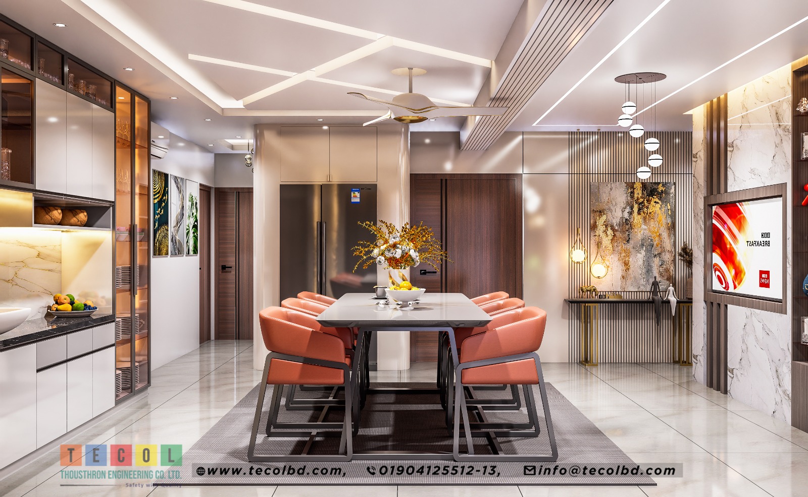Bashandhara Project DIning area