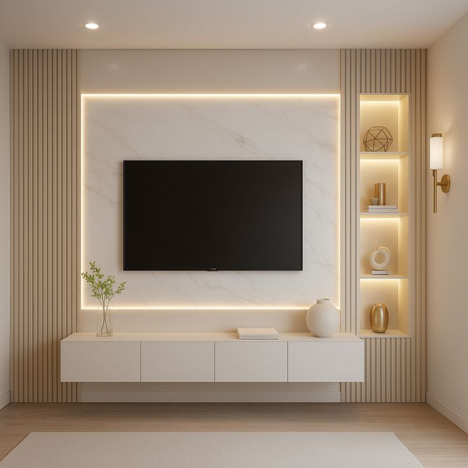Minimalist Floating TV Unit