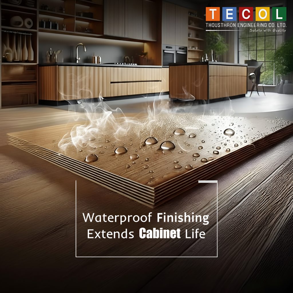 Waterproof Finishing Extends Cabinet Life