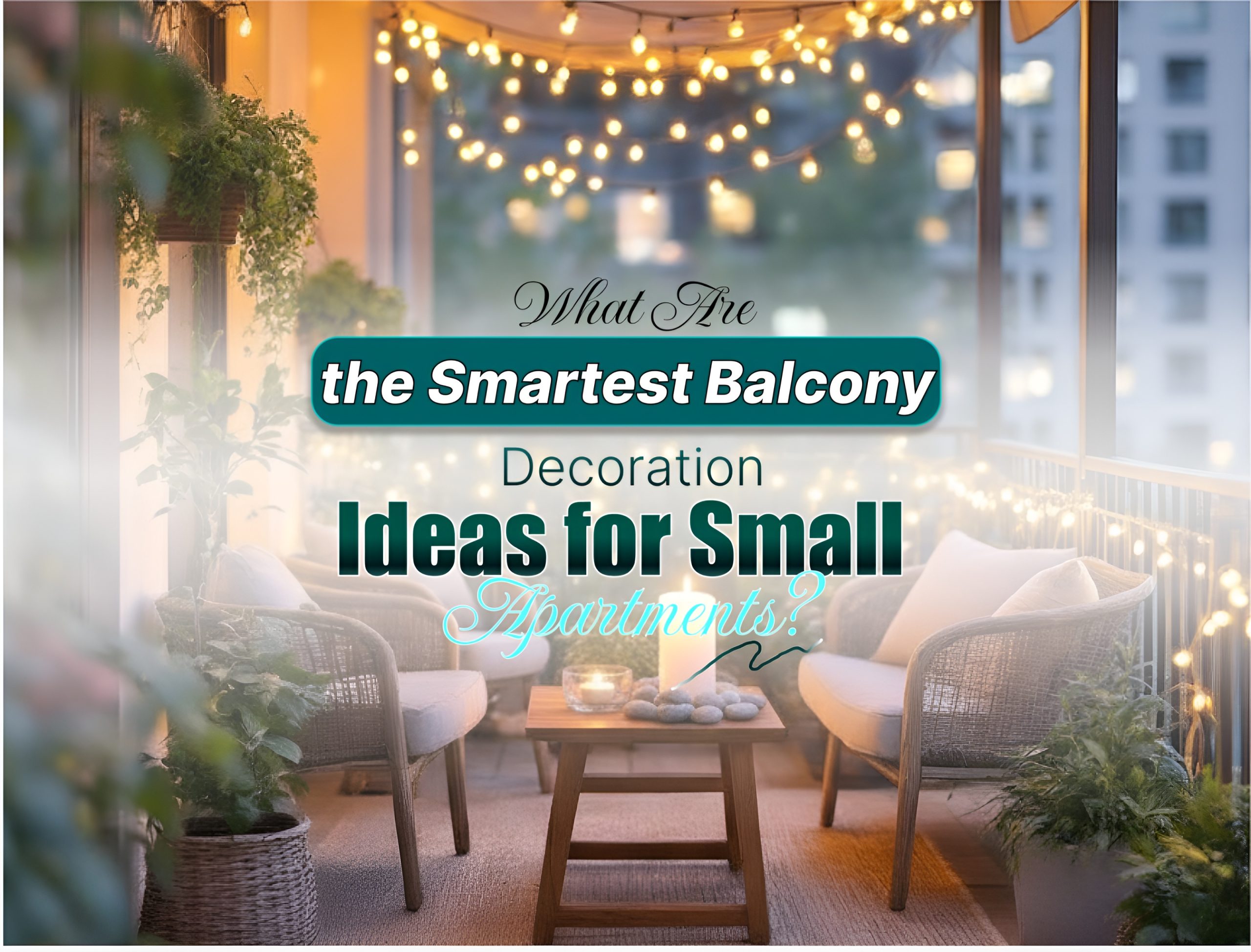 What Are the Smartest Balcony Decoration Ideas for Small Apartments